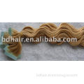 Tape weft hair extension,blonde human hair extension